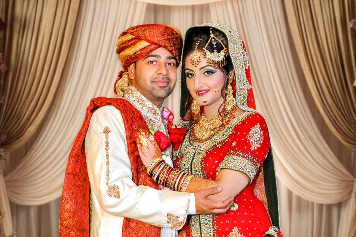 Pakistani Muslim wedding reception in Houston