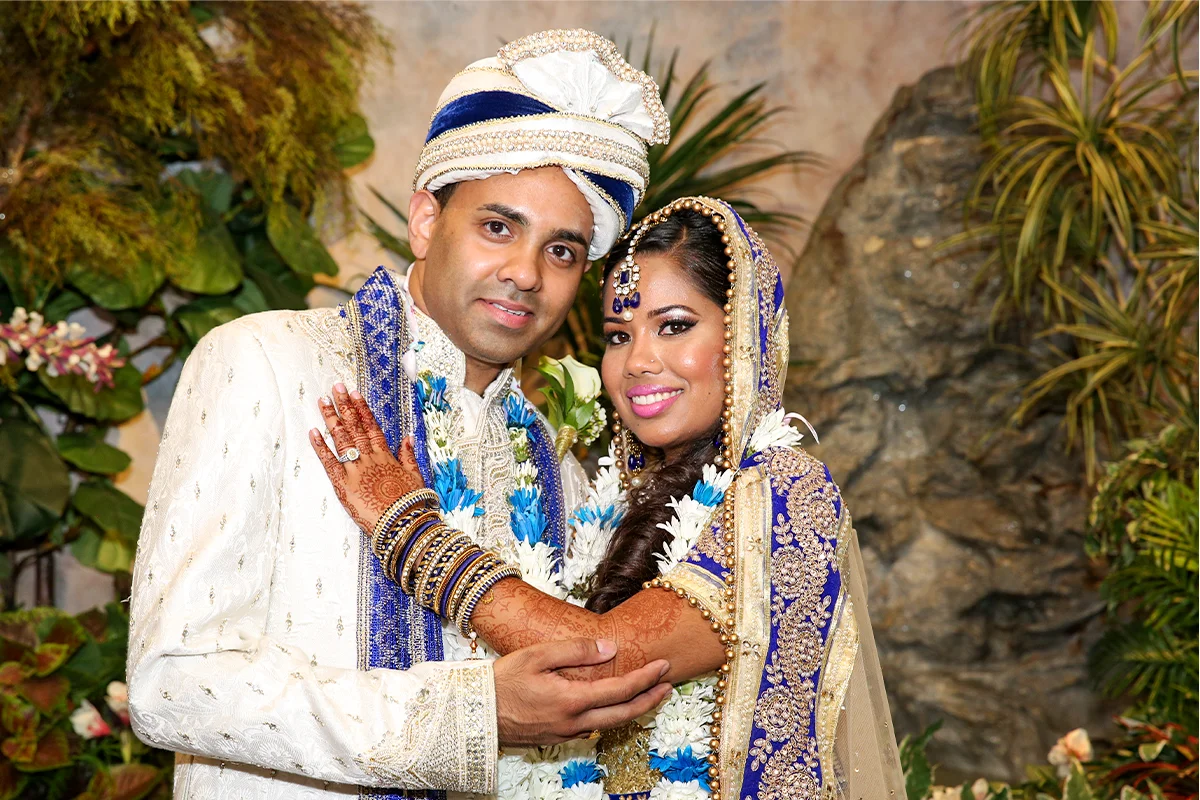 Dance at a Bangladeshi wedding reception in Houston