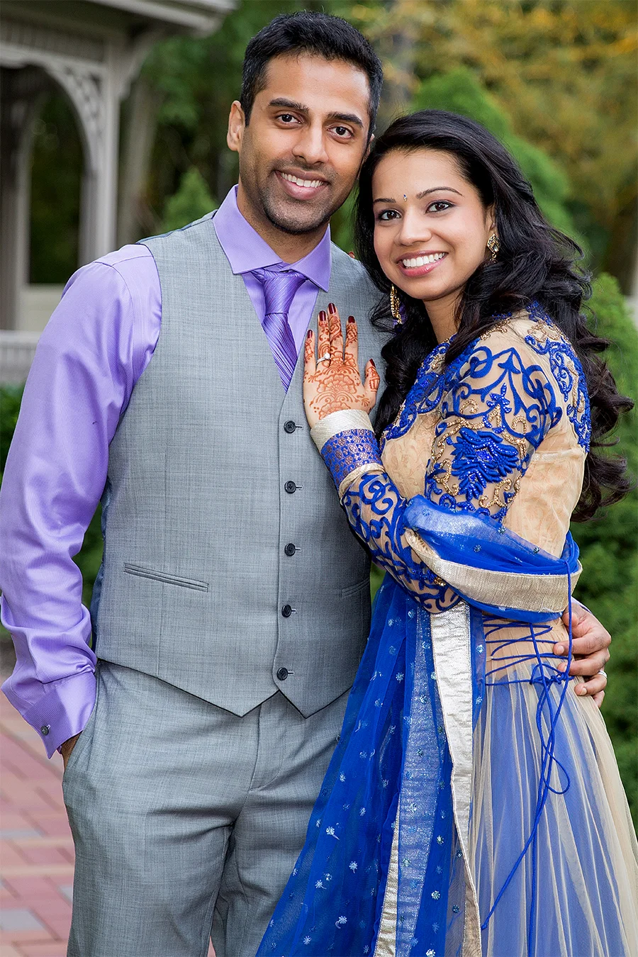 South Asian wedding reception in Houston