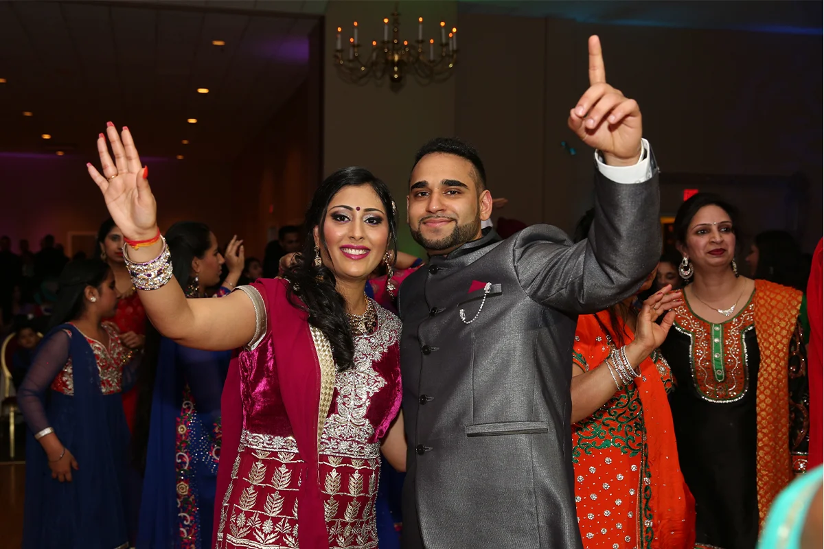 Dance performance at a Pakistani Mehendi in Houston