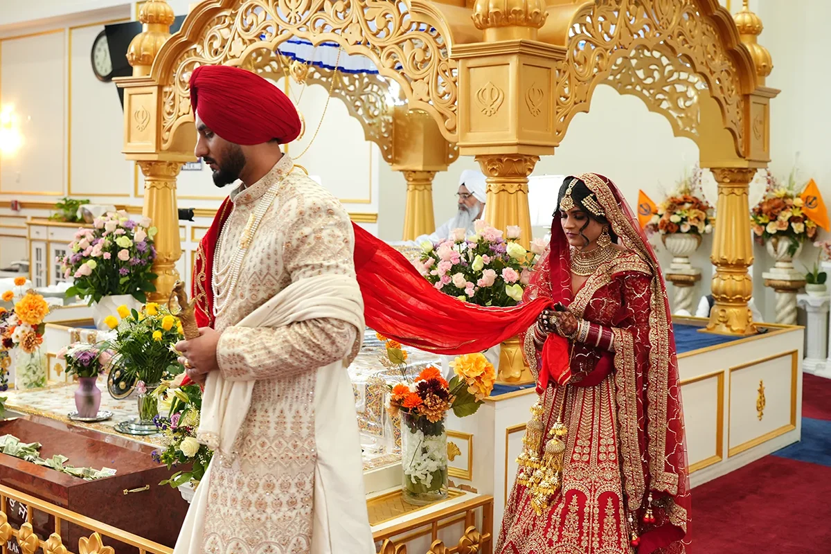 Lavaan during a Punjabi Sikh Anand Karaj in Houston