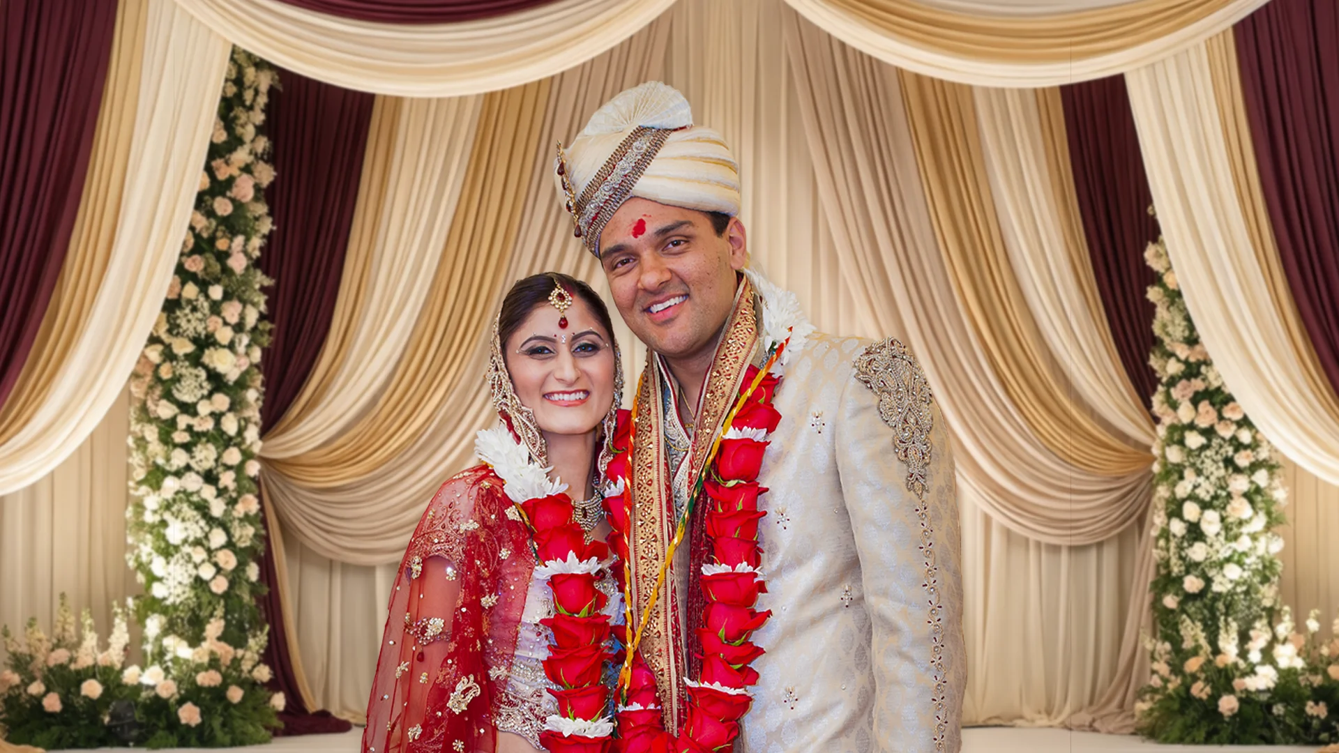 Indian Hindu mandap wedding ceremony in Houston