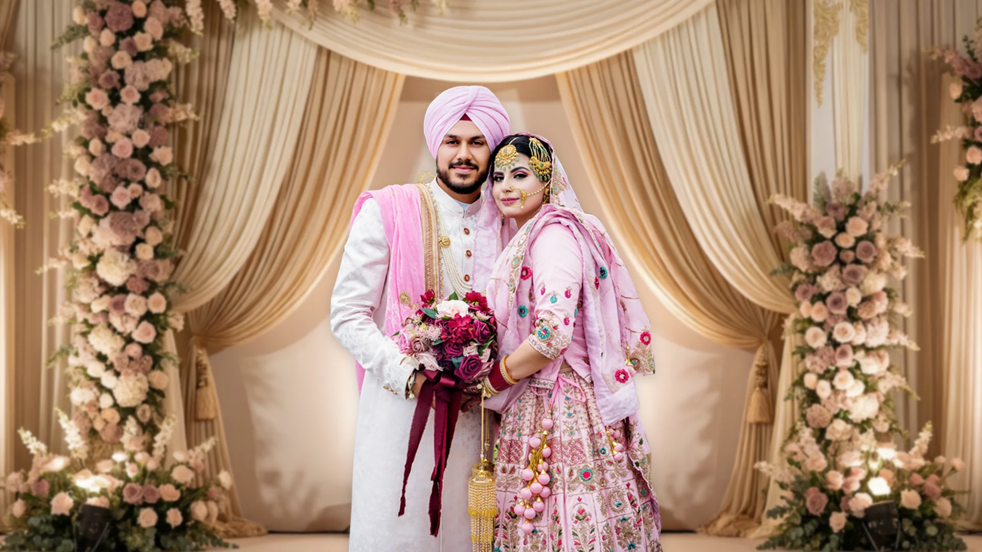 Punjabi Sikh Anand Karaj wedding ceremony in Houston