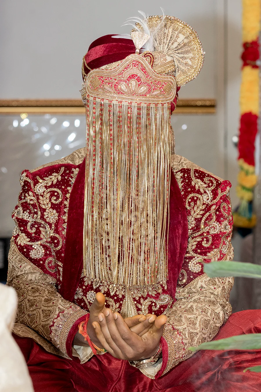 Guyanese Indian groom portrait