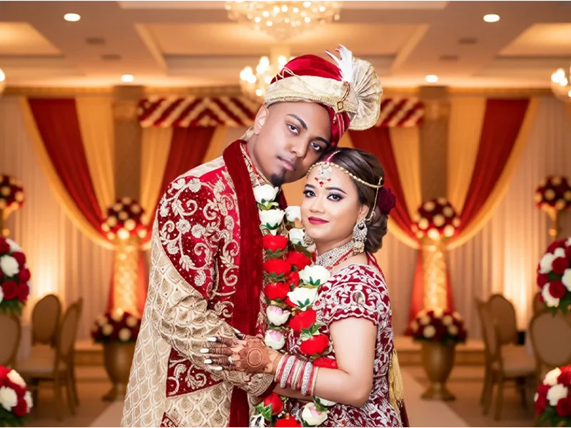 Houston Guyanese Indian wedding card