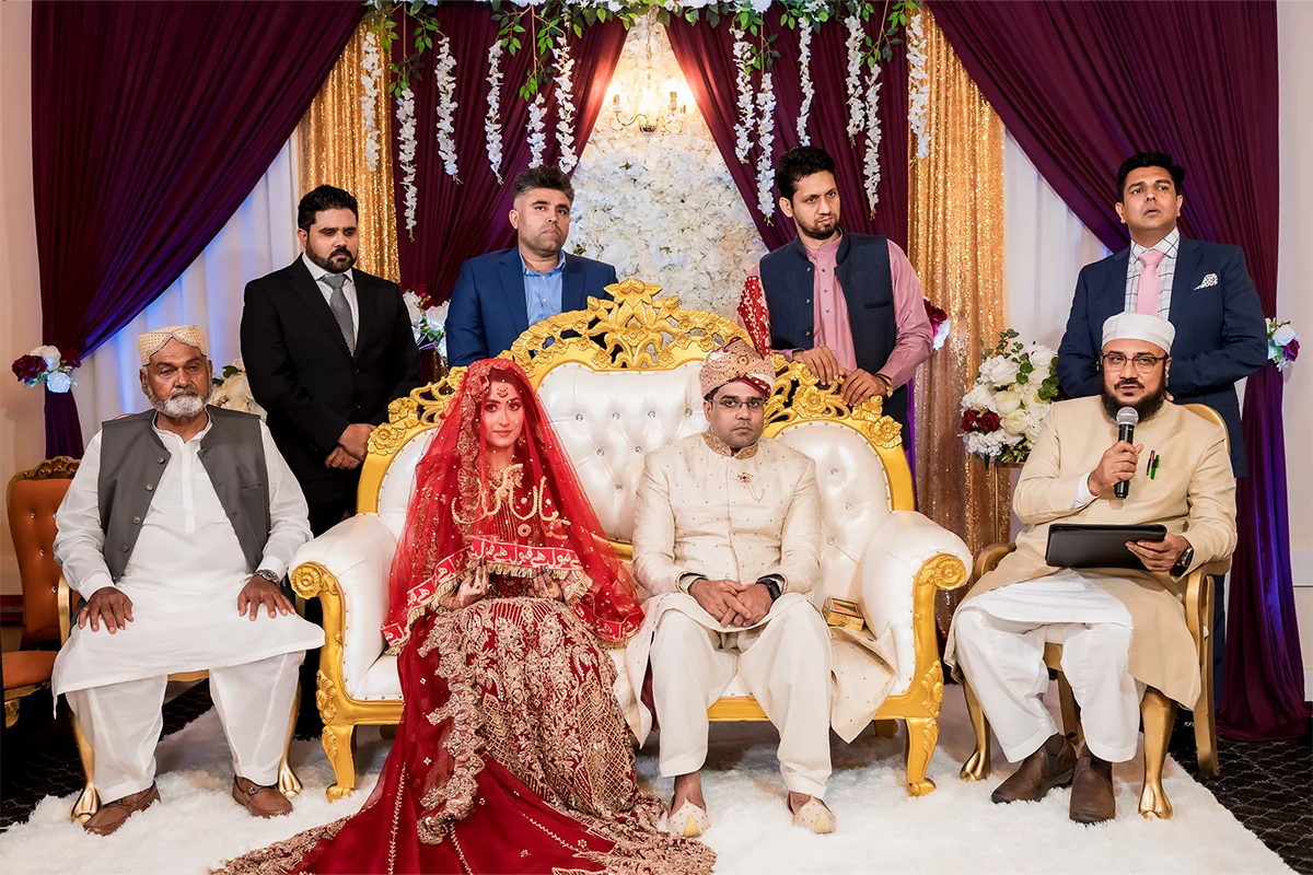 Muslim Nikah ceremony photography in Houston
