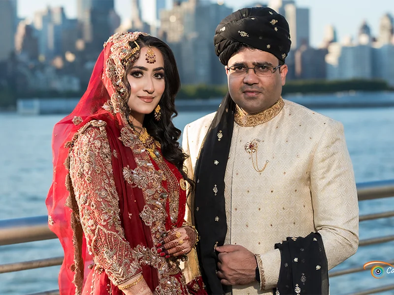 Muslim wedding reception card image