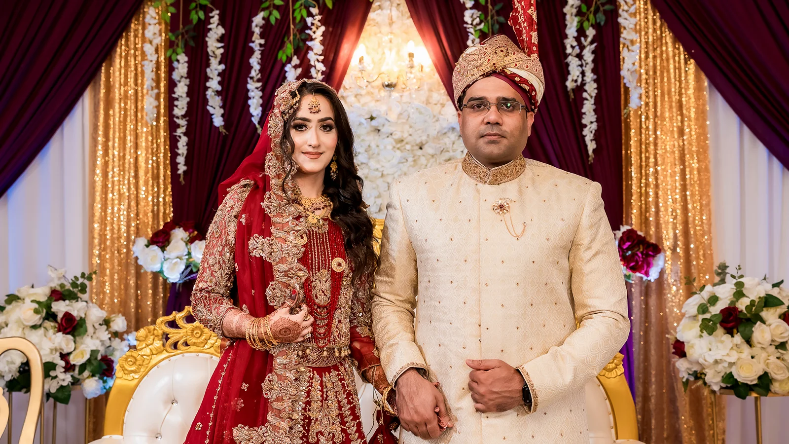 Muslim wedding reception cover image in Houston