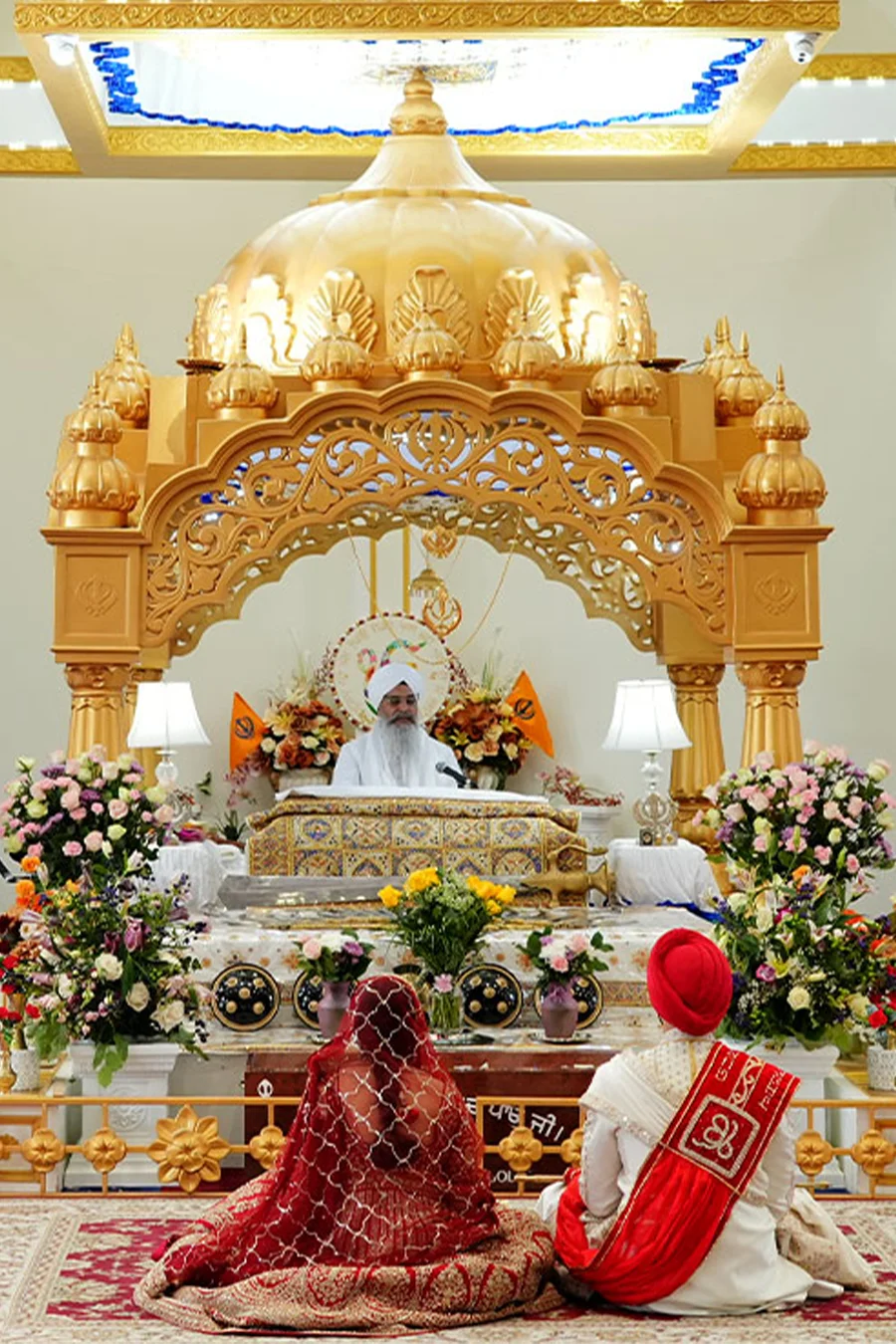 Anand Karaj ceremony moment in Houston