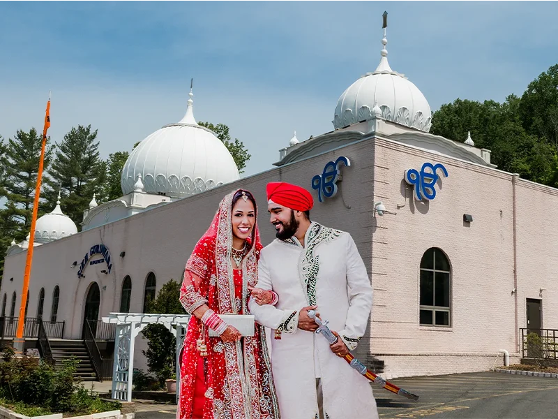Houston Punjabi wedding ceremony card