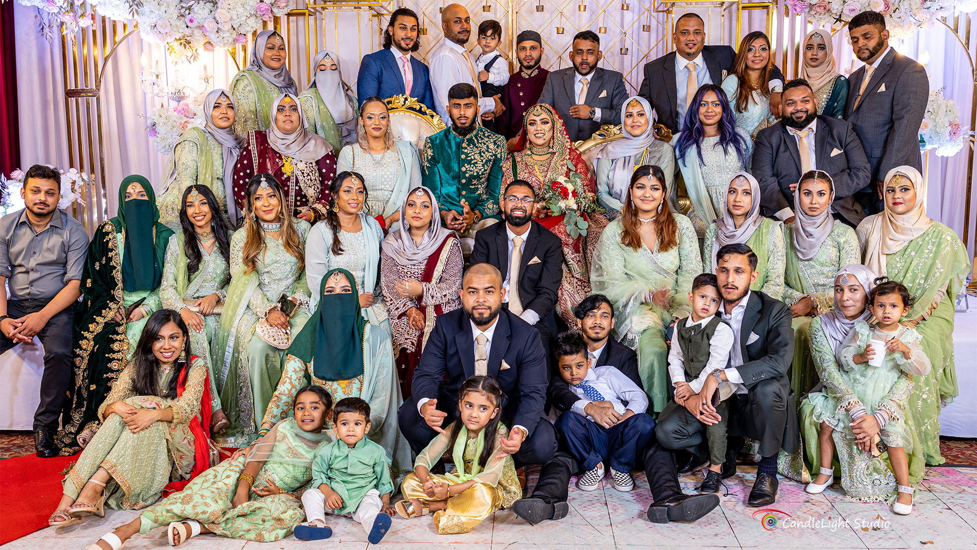 Bangladeshi wedding film poster for Nikah, Gaye Holud, and reception coverage in Houston