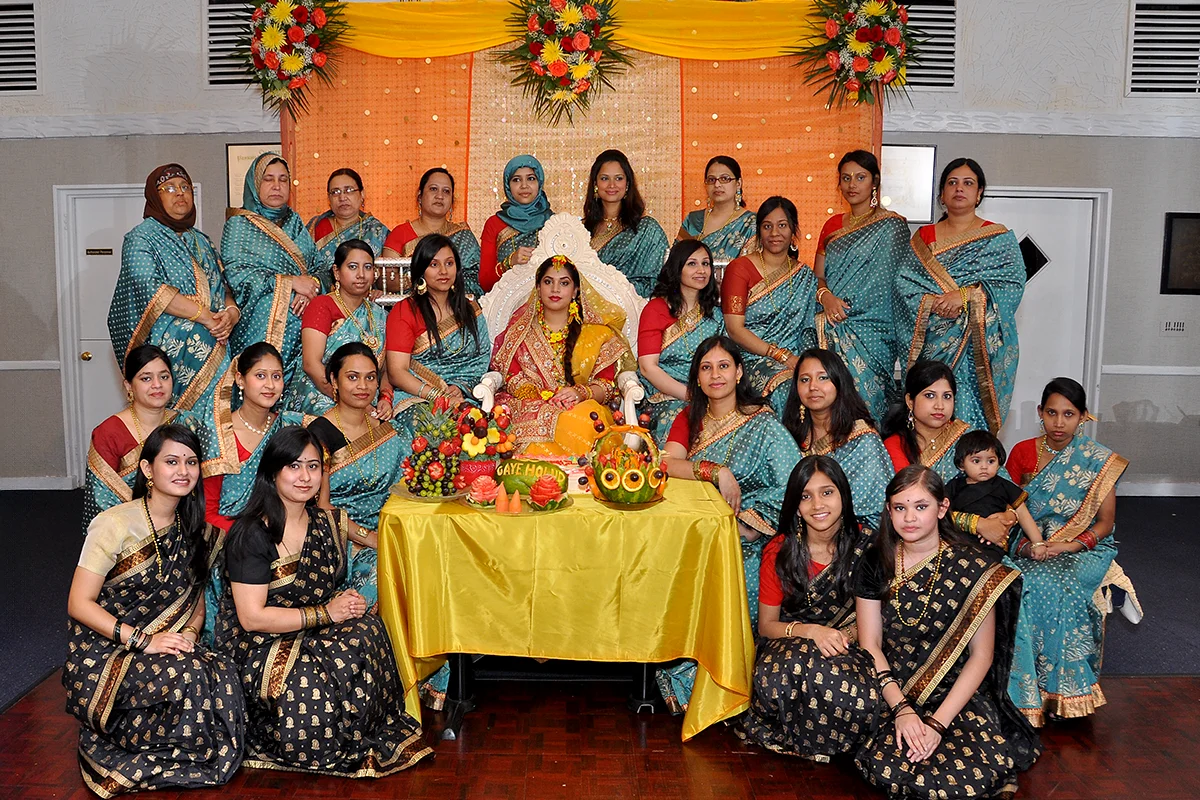 Bangladeshi Gaye Holud family moment in Houston