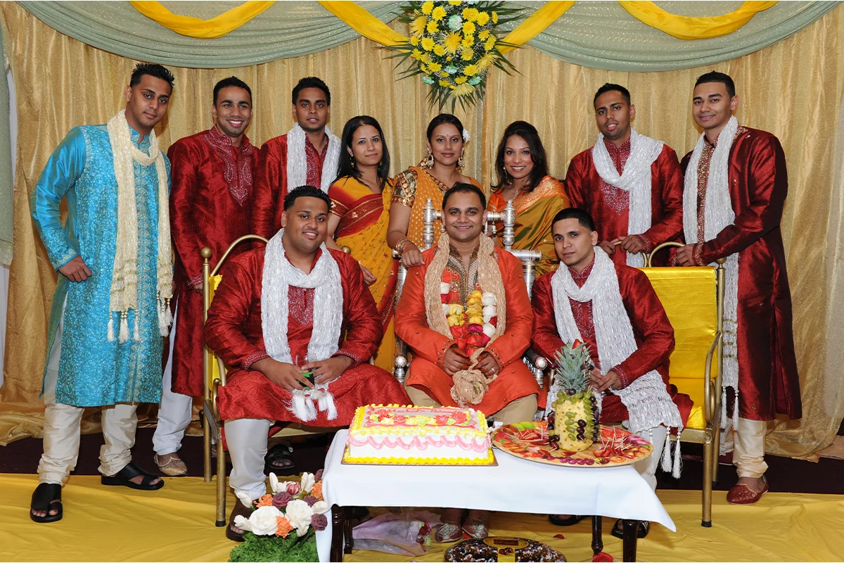Bangladeshi Nikah family portraits in Houston