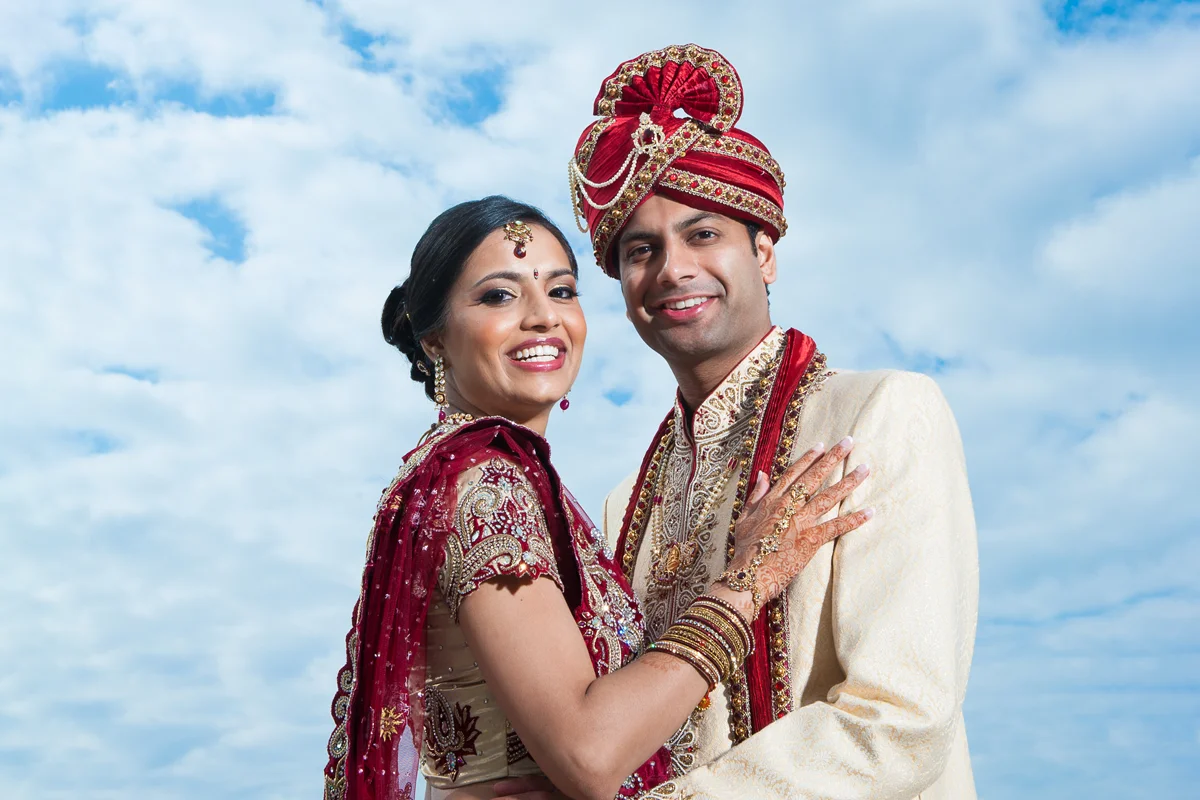 Indian Hindu wedding card image in Houston