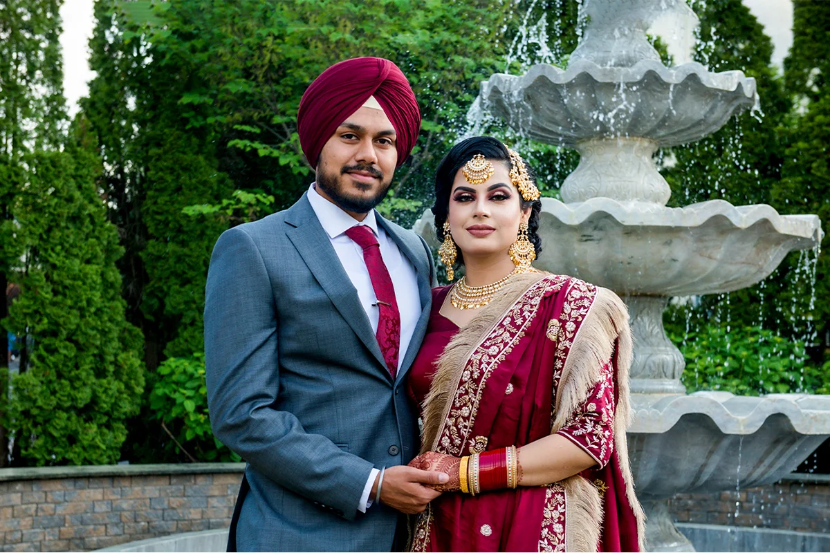 Punjabi Sikh wedding card image in Houston