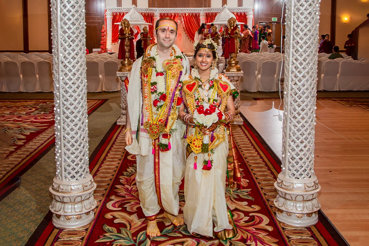 Indian Hindu mandap ceremony in Houston