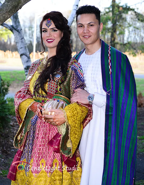 Romantic photos from Afghan weddings