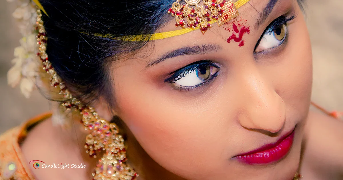 Radiant South Asian brides adorned in exquisite attire