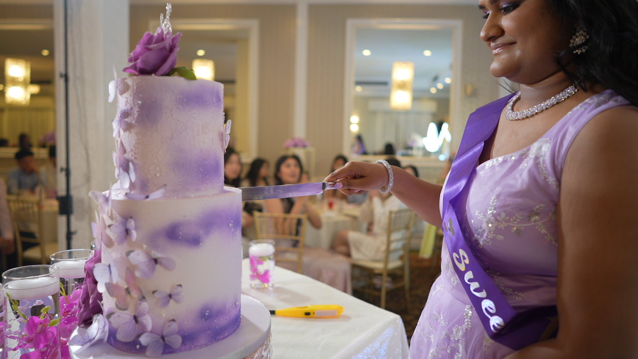 Eshika Sweet 16 Celebration Cake NY