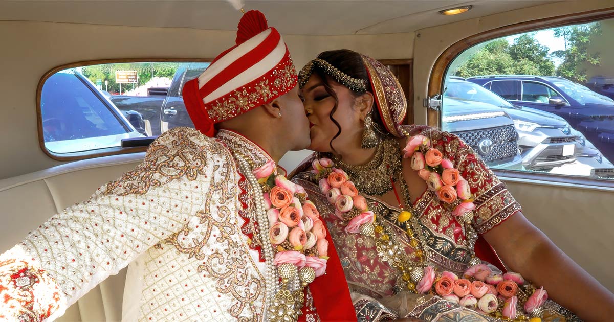 Featured photo of Kareshma during her Guyanese Hindu wedding ceremony in Queens, NY.