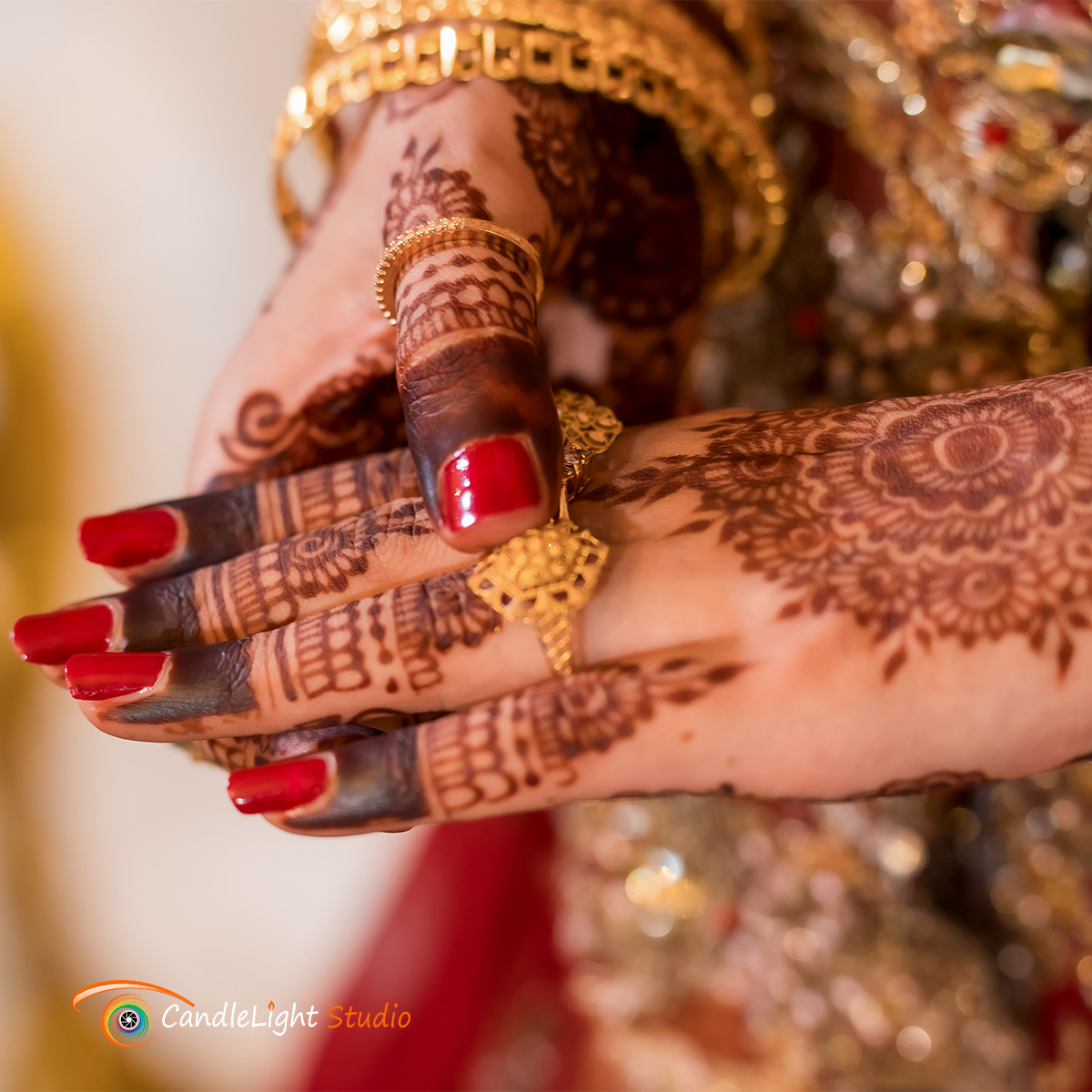 Henna celebration at Maria’s Muslim wedding.